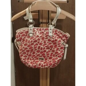 Beijo Couture Purse Leather‎ Sparkly Red/Off White New Without Tag Purse.